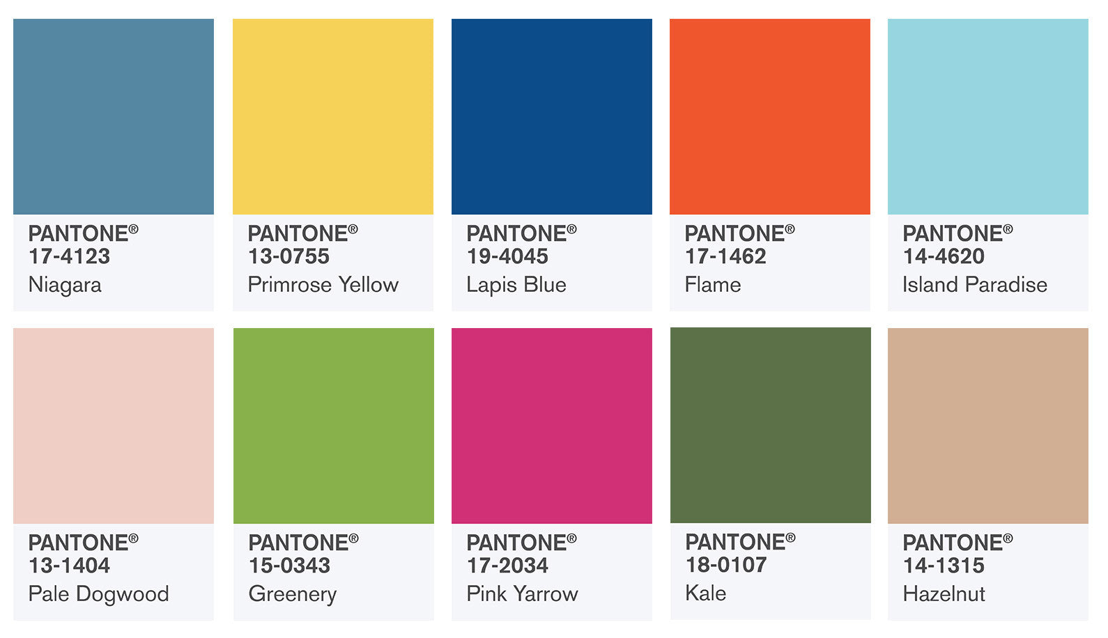 Pantone’s Top 10 Spring 2017 Colors Counts on New York Fashion Week for Inspiration